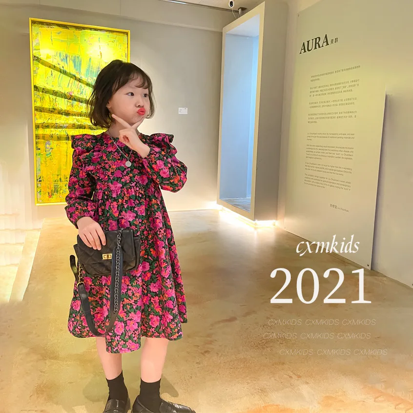 2021 Spring New Fashion Teen Girls Retro Floral Dress Children Cotton Casual Clothing Kids Party Princess Clothes, #9412
2021 Spring New Fashion Teen Girls Retro Floral Dress Children Cotton Casual Clothing Kids Party Princess Clothes, #9412