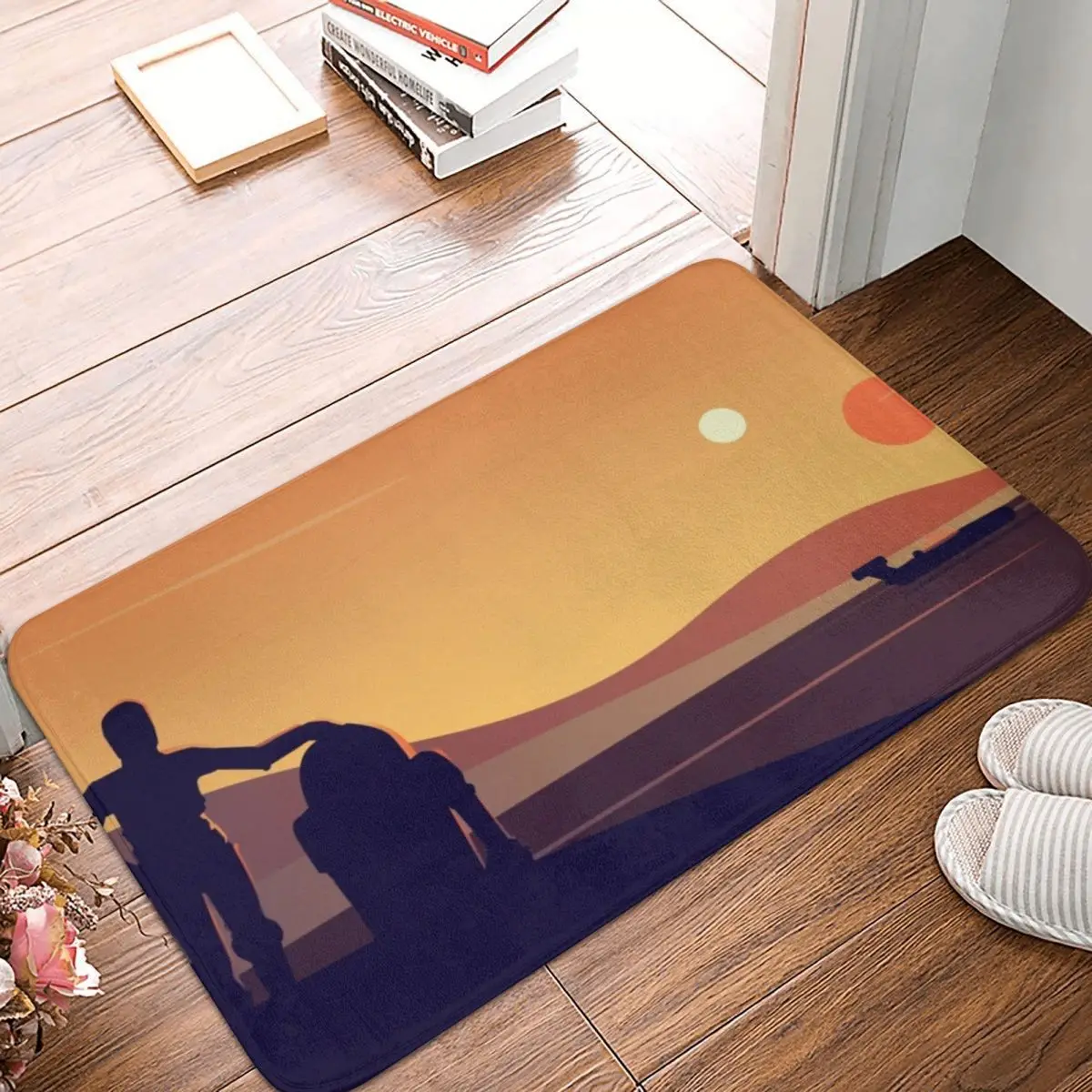 3d-коврик Tatooine С закатом, декоративный, нескользящий, защита от воды и масла, для ванной комнаты, гостиной, дома, кухни
3d-коврик Tatooine С закатом, декоративный, нескользящий, защита от воды и масла, для ванной комнаты, гостиной, дома, кухни