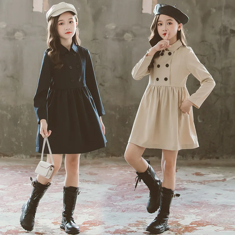 Classical New 2022 Fall Winter Girls Dress Kids College Style Buttoned Baby Cotton Dress Children Princess Dress Elegant A414
Classical New 2022 Fall Winter Girls Dress Kids College Style Buttoned Baby Cotton Dress Children Princess Dress Elegant A414
