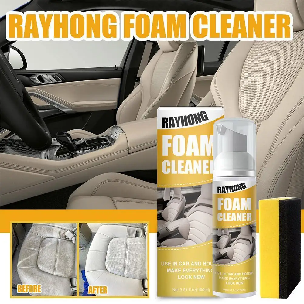 100ml Home Cleaning Foam Cleaner Spray Multi-purpose Anti-aging Cleaner Tools For Leather Clean Wash Automoive Car Interior
100ml Home Cleaning Foam Cleaner Spray Multi-purpose Anti-aging Cleaner Tools For Leather Clean Wash Automoive Car Interior