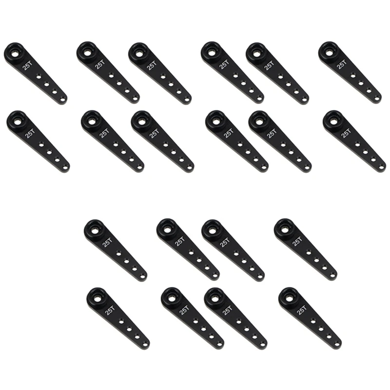 20PCS 37Mm 25T Metal Extension Steering Servo Arm Horn For RC Car Crawler Parts,Black
20PCS 37Mm 25T Metal Extension Steering Servo Arm Horn For RC Car Crawler Parts,Black