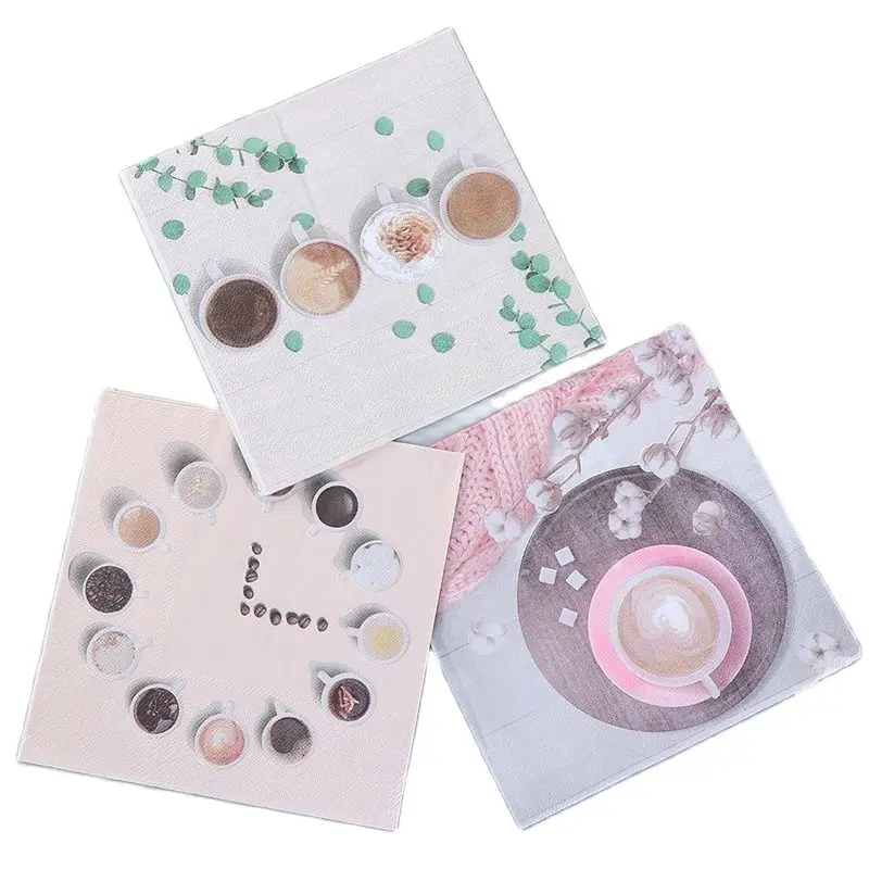 33cm 20pcs/Lot Cafe Dessert Decoupage Servilletas Table Paper Napkins Elegant Tissue Party Home Towels Handkerchief Decoration
33cm 20pcs/Lot Cafe Dessert Decoupage Servilletas Table Paper Napkins Elegant Tissue Party Home Towels Handkerchief Decoration