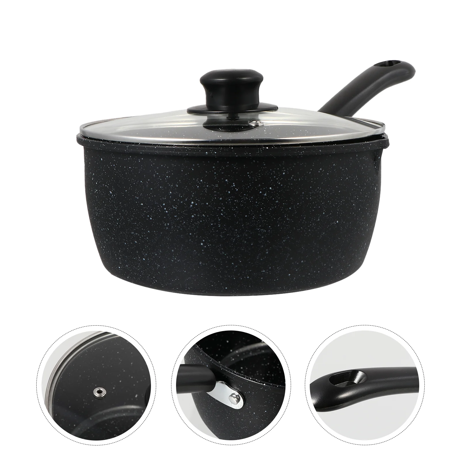1 Pc Non Egg Pan Quart Saucepan Stone Derived Coating Pot Nonstick Crepe Pan Saucier Pot Butter Melting Pot 
1 Pc Non Egg Pan Quart Saucepan Stone Derived Coating Pot Nonstick Crepe Pan Saucier Pot Butter Melting Pot