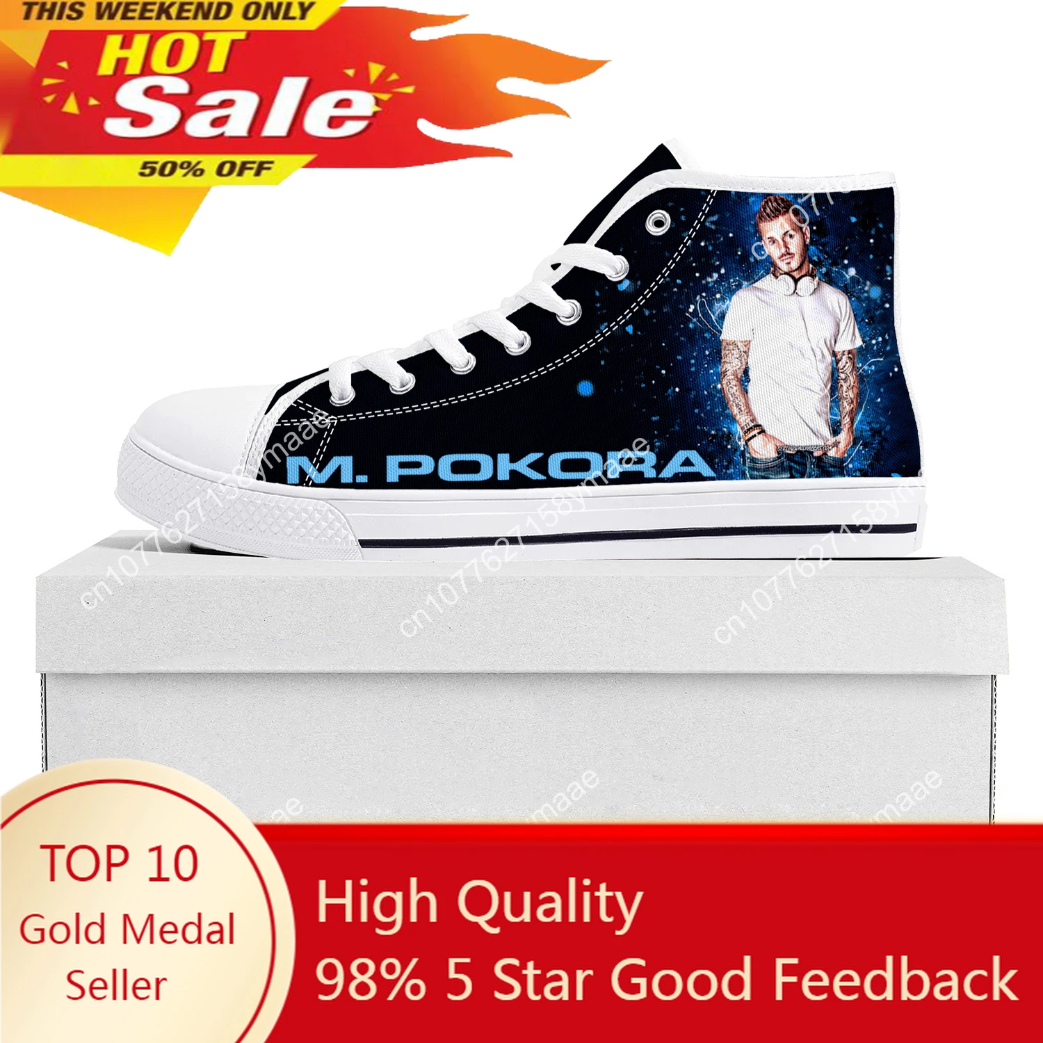 M Pokora Singer High Top Sneakers Mens Womens Teenager Canvas High Quality Sneaker Casual Custom Made Shoes Customize DIY Shoe
M Pokora Singer High Top Sneakers Mens Womens Teenager Canvas High Quality Sneaker Casual Custom Made Shoes Customize DIY Shoe