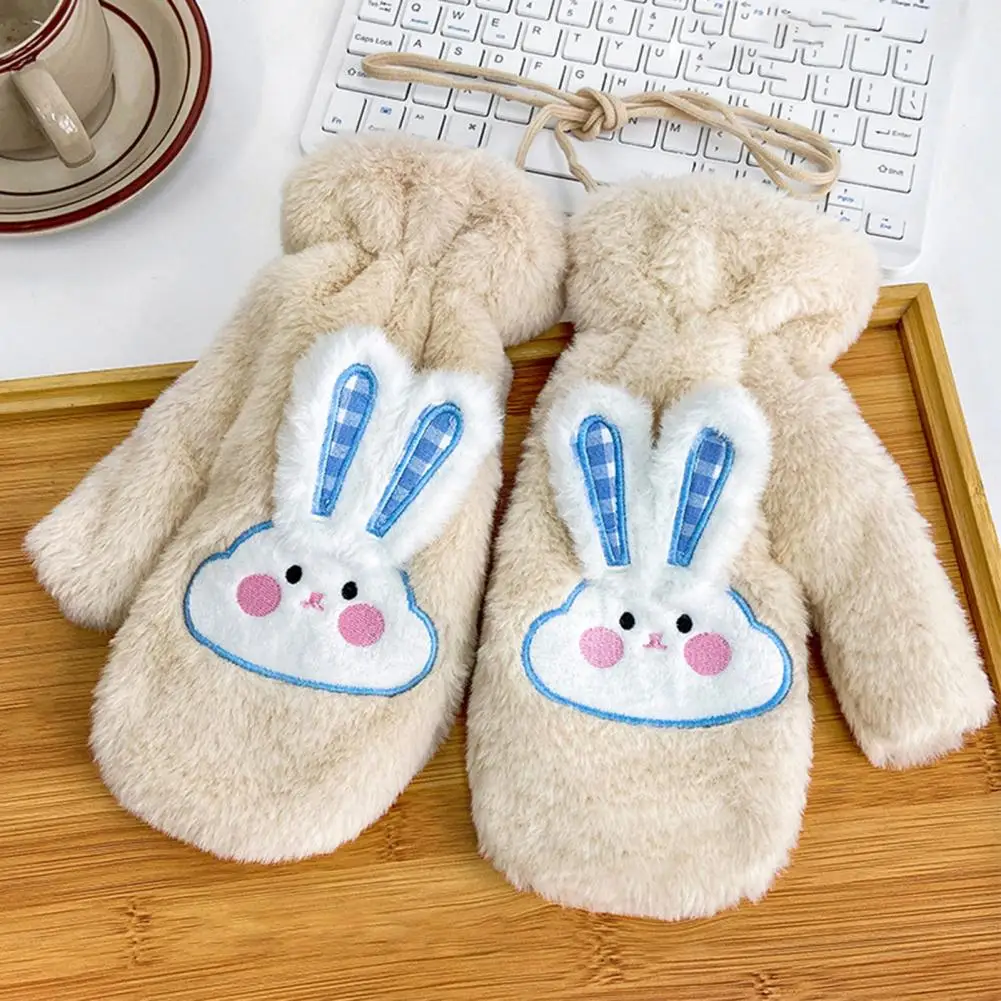 1 Pair Thickened Hands Protection Cold Resistant Autumn Winter Girls Cartoon Rabbit Warm Gloves Ski Gloves for Outdoor
1 Pair Thickened Hands Protection Cold Resistant Autumn Winter Girls Cartoon Rabbit Warm Gloves Ski Gloves for Outdoor