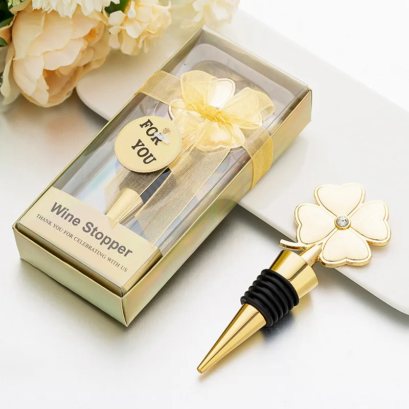 Bar Accessories Home Bars Four-Leaf Clover Shape Wine Stopper Bar Supplies Small Wedding Favors for Guests Gold Alloy Bar Tools
Bar Accessories Home Bars Four-Leaf Clover Shape Wine Stopper Bar Supplies Small Wedding Favors for Guests Gold Alloy Bar Tools
