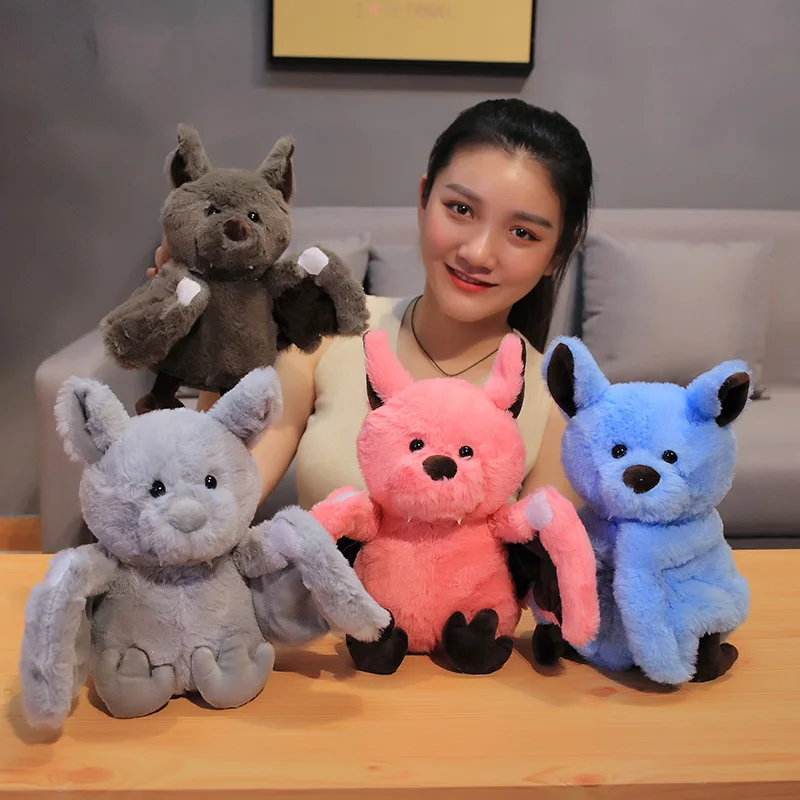 25cm Creative Cartoon Bat Plush Toy Dark Elf Cute Bat Doll Soft Stuffed Animal Sleep Storytelling Halloween Gift for Children
25cm Creative Cartoon Bat Plush Toy Dark Elf Cute Bat Doll Soft Stuffed Animal Sleep Storytelling Halloween Gift for Children