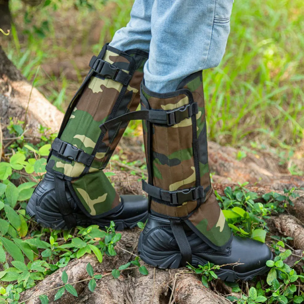 Outdoor Camping Hiking Climbing Anti Snake Bait Legging Gaiters for Men and Women Teekking Skiing Desert Snow Boots Shoes Covers
Outdoor Camping Hiking Climbing Anti Snake Bait Legging Gaiters for Men and Women Teekking Skiing Desert Snow Boots Shoes Covers