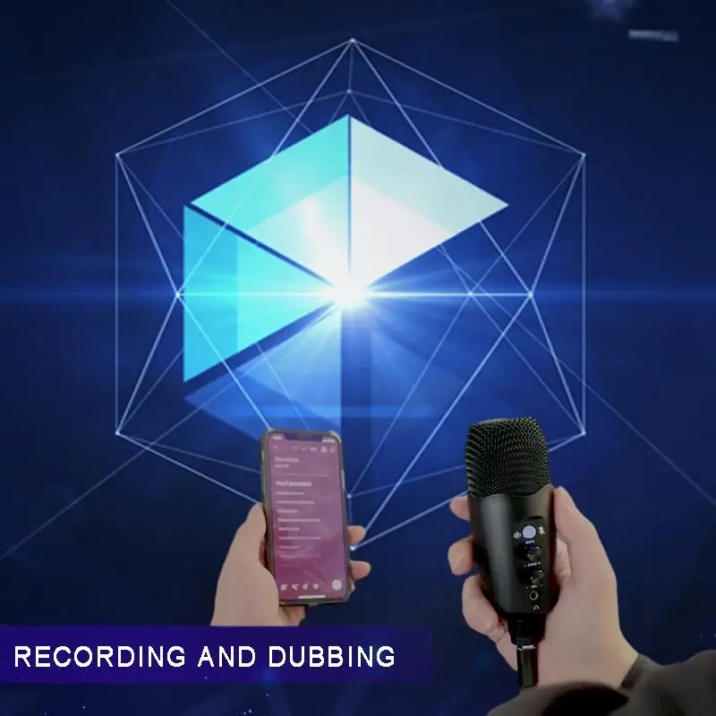 Fashion HD Recording Live Dubbing Condenser Microphone for Professional Audio Recording
Fashion HD Recording Live Dubbing Condenser Microphone for Professional Audio Recording