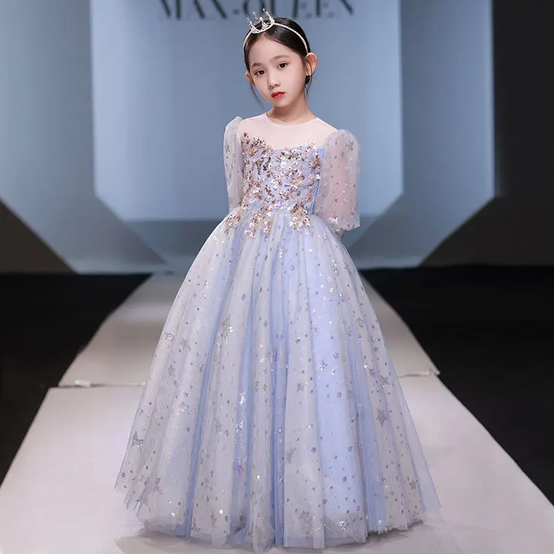 Kids Girls Summer New Princess Elegant Wedding Party Tutu Dresses Children Clothing Communion Long Formal Evening Dresses A05
Kids Girls Summer New Princess Elegant Wedding Party Tutu Dresses Children Clothing Communion Long Formal Evening Dresses A05