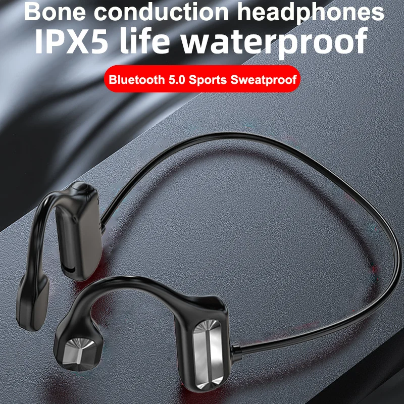 NEW Wireless Bluetooth 5.2 Headphones Bone Conduction Headphones Wireless Sports Earphone For Running Headset With Microphone
NEW Wireless Bluetooth 5.2 Headphones Bone Conduction Headphones Wireless Sports Earphone For Running Headset With Microphone