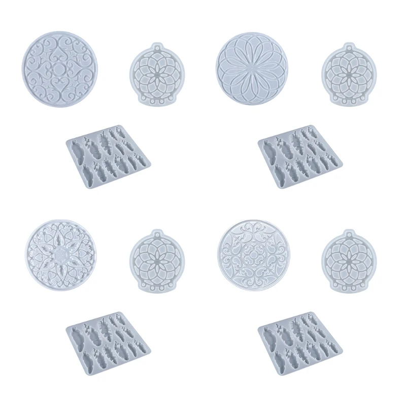 Silicone Resin Mold Dream Catcher Pendants Feather Resin Accessories Tool DIY
Silicone Resin Mold Dream Catcher Pendants Feather Resin Accessories Tool DIY