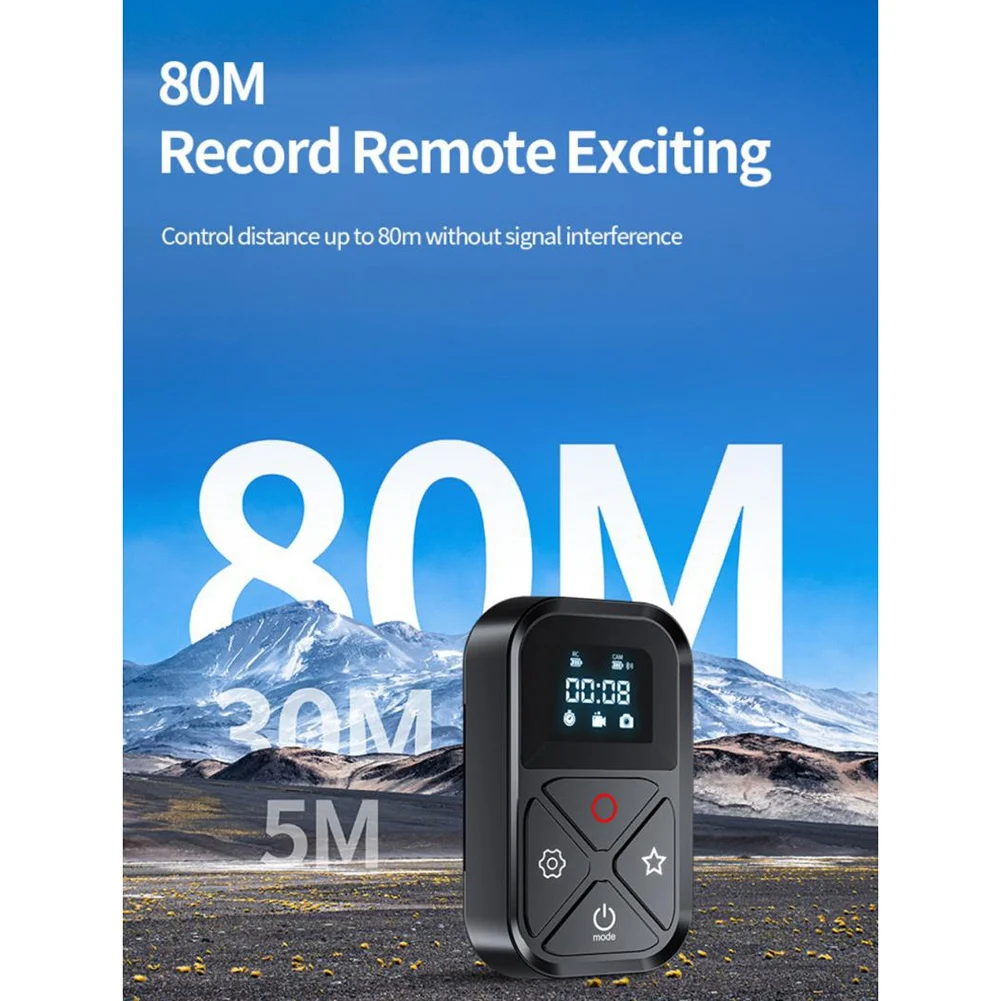 Remote Control for GoPro Hero 10 9 8 Max with Stick Mount and Wrist Bluetooth-Compatible Smart Remote for GoPro 10
Remote Control for GoPro Hero 10 9 8 Max with Stick Mount and Wrist Bluetooth-Compatible Smart Remote for GoPro 10