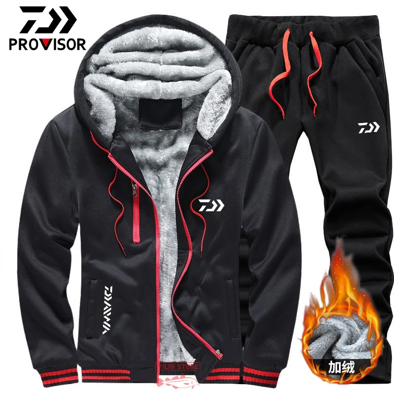 New Daiwa Fishing Set Autumn Winter Outdoor Sport Camouflage Hiking Fishing Shirt And Pants Men Casual Plus Velvet Fishing Jacke
New Daiwa Fishing Set Autumn Winter Outdoor Sport Camouflage Hiking Fishing Shirt And Pants Men Casual Plus Velvet Fishing Jacke
