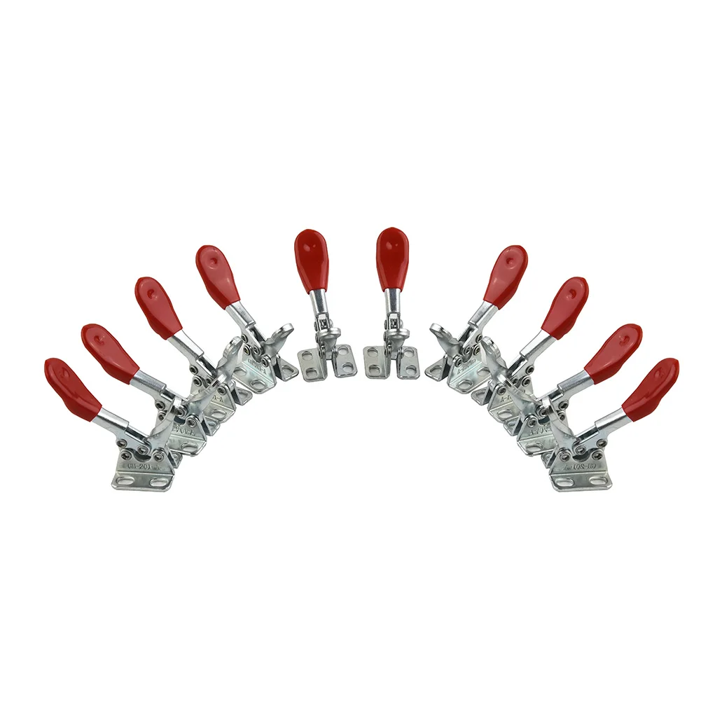GH-201A Horizontal Toggle Clamp Quick-Release Workbench Clamping Fixtures For Woodworking Carpentry Tools Woodwork Lever Clamp
GH-201A Horizontal Toggle Clamp Quick-Release Workbench Clamping Fixtures For Woodworking Carpentry Tools Woodwork Lever Clamp
