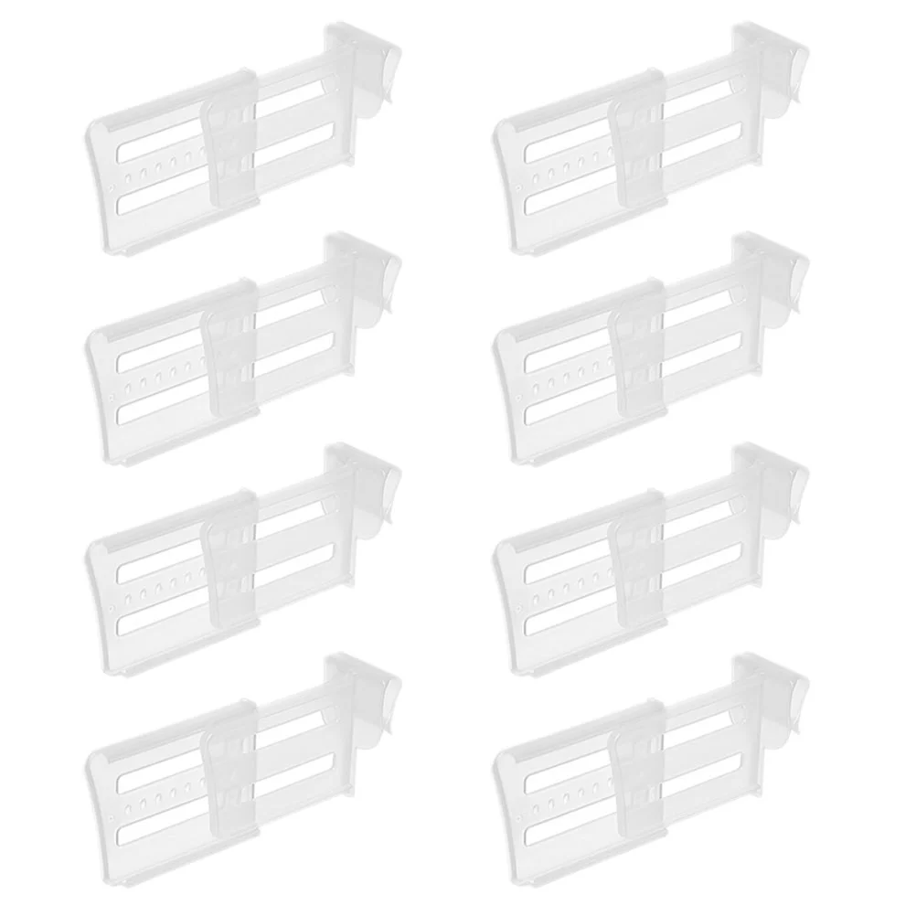 8 Pcs Expandable Closet Shelf Adjustable Dividers Fridge Partition Board Kitchen Holder Dresser Drawer Separators
8 Pcs Expandable Closet Shelf Adjustable Dividers Fridge Partition Board Kitchen Holder Dresser Drawer Separators