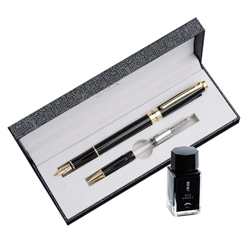 Vintage Fountain Pen Student Calligraphy Suit Art Office Business Signature Pen 515 Writing Pen for Gift
Vintage Fountain Pen Student Calligraphy Suit Art Office Business Signature Pen 515 Writing Pen for Gift