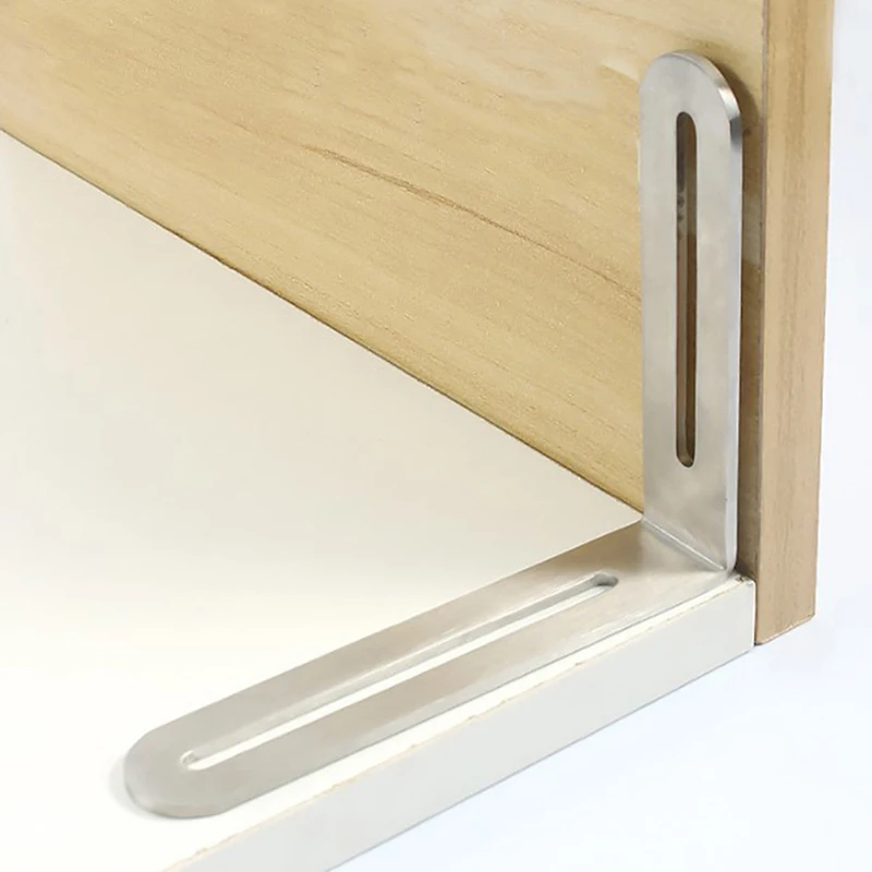 Stainless Steel Triangle Corner Shelf Bracket Support Stand Adjust Angle Trestle 90 Degree L-shaped Furniture Connector Hardware
Stainless Steel Triangle Corner Shelf Bracket Support Stand Adjust Angle Trestle 90 Degree L-shaped Furniture Connector Hardware