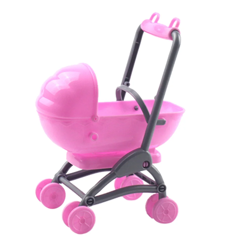 Plastic Baby Carriage Plastic Miniature Cartoon Doll Stroller for Kids 
Plastic Baby Carriage Plastic Miniature Cartoon Doll Stroller for Kids