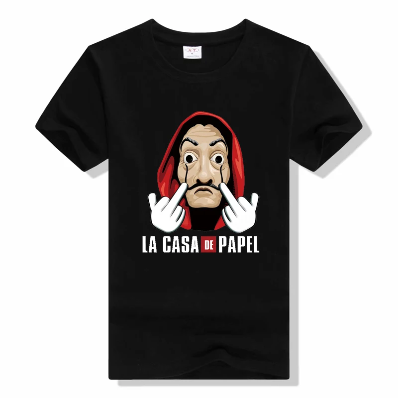 La Casa De Papel Tshirt Money Heist Tees TV Series T Shirt men Women T Short Sleeve House of Paper Funny Female T-Shirt Tops
La Casa De Papel Tshirt Money Heist Tees TV Series T Shirt men Women T Short Sleeve House of Paper Funny Female T-Shirt Tops