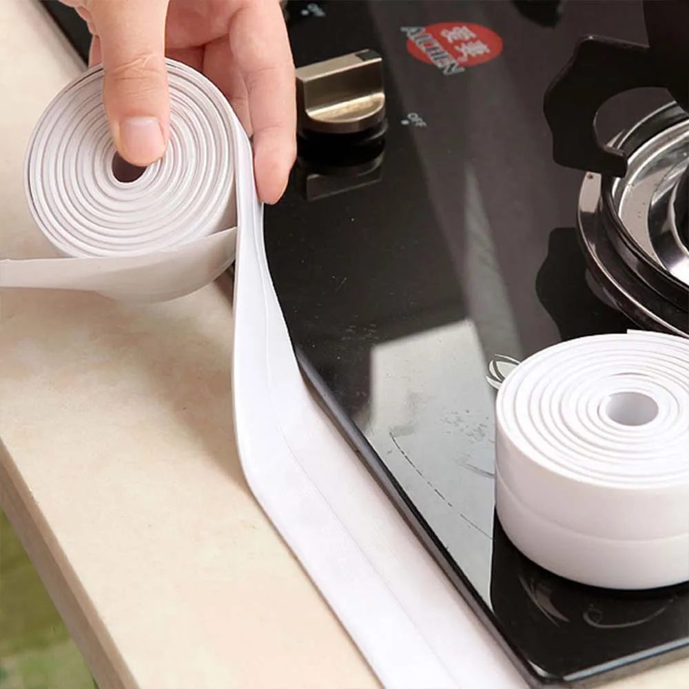 3.2M Anti-mildew Waterproof Tape Kitchen Sink Doors and Windows Beautiful Seam Paste Bathroom Corner Line Gap Paste Seal Strip
3.2M Anti-mildew Waterproof Tape Kitchen Sink Doors and Windows Beautiful Seam Paste Bathroom Corner Line Gap Paste Seal Strip
