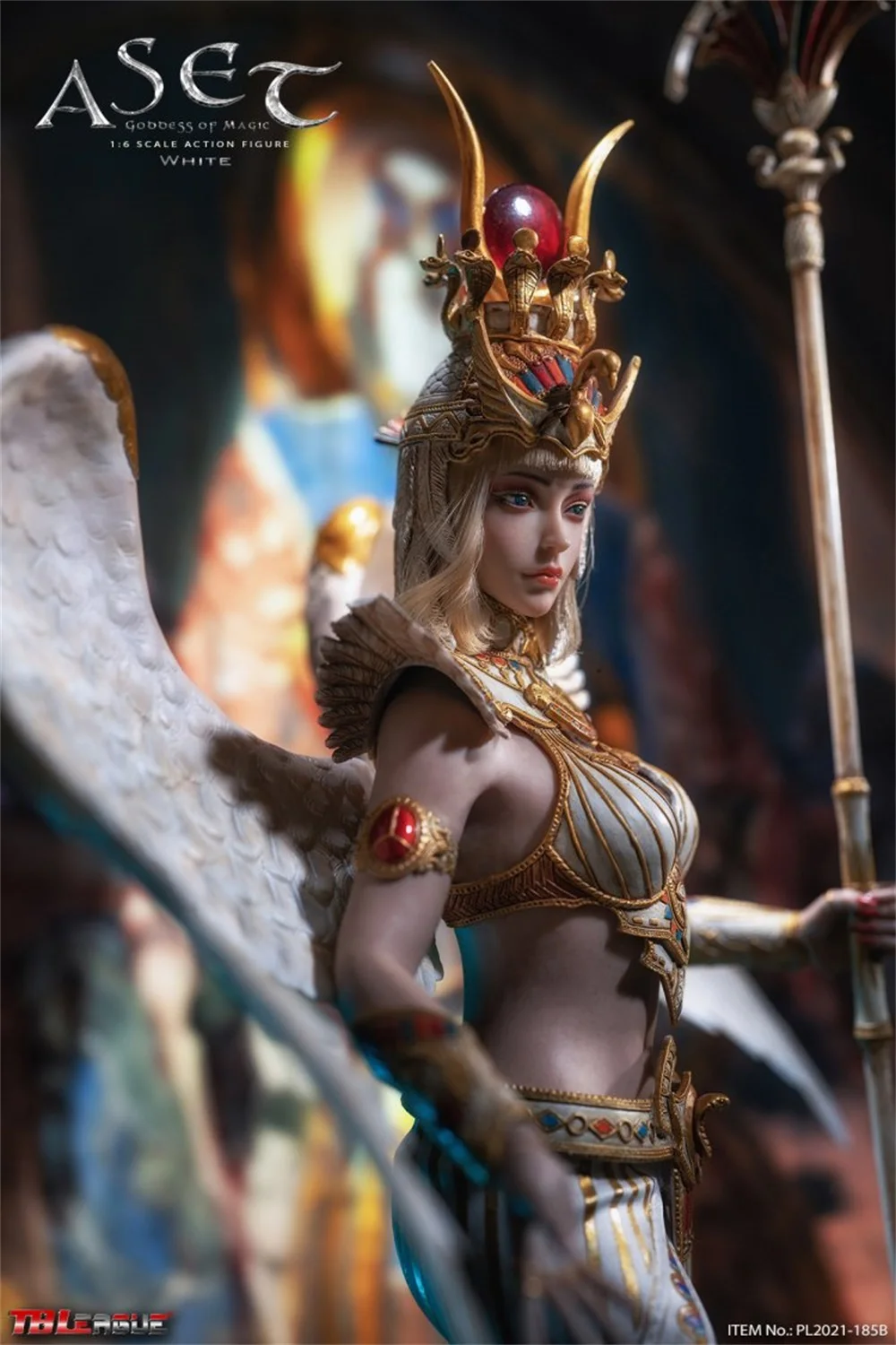 TBLeague 1/6 PL2021-185B Aset Goddess of Magic White Version Female Seamless Metal Body Detachable Open Angel Wings For Fans DIY
TBLeague 1/6 PL2021-185B Aset Goddess of Magic White Version Female Seamless Metal Body Detachable Open Angel Wings For Fans DIY