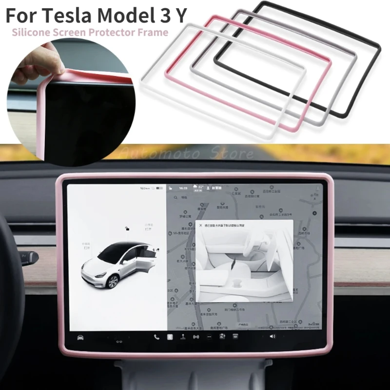 Силиконовая защитная накладка для Tesla Model 3 Y, центральное управление, защитная рамка для экрана навигации, черный белый серый
Силиконовая защитная накладка для Tesla Model 3 Y, центральное управление, защитная рамка для экрана навигации, черный белый серый