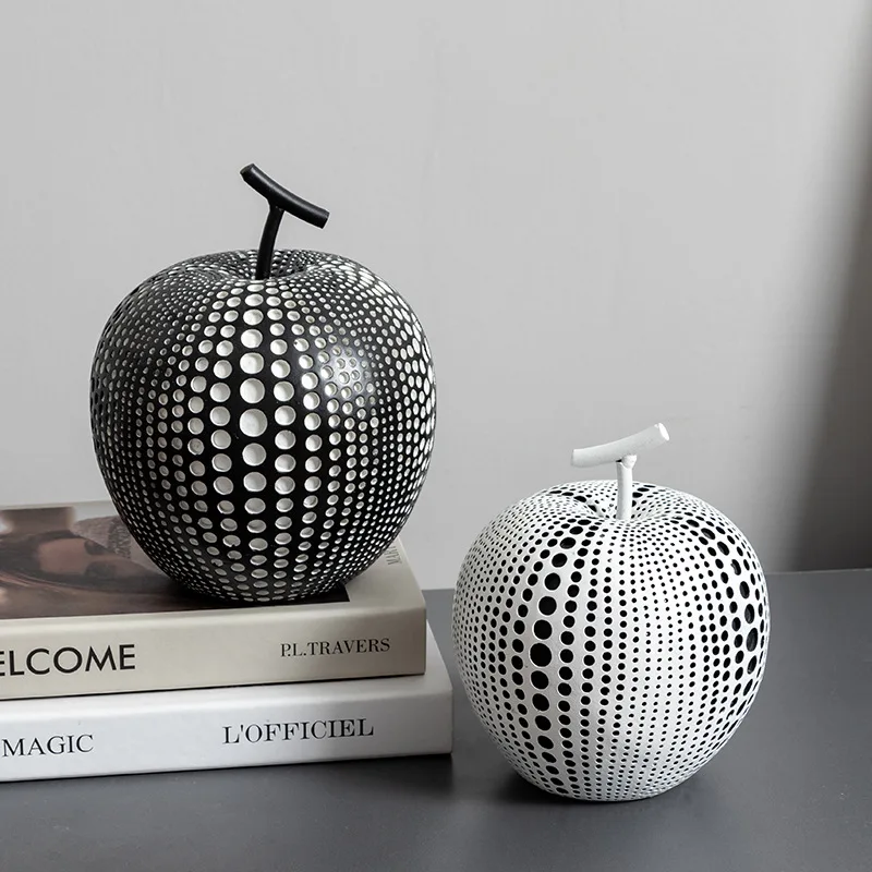 Room Decoration Home Decor White and Black Apples Resin Statues Simple Decorations Abstract Fruit Statues Modern Accessories
Room Decoration Home Decor White and Black Apples Resin Statues Simple Decorations Abstract Fruit Statues Modern Accessories