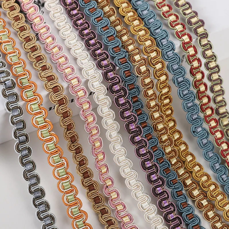 12M S-Type Curtain Decorative Lace Trim Ribbons DIY Curtain Accessories Garment Trim Fabric for Handmade Sewing Home Textile Sof
12M S-Type Curtain Decorative Lace Trim Ribbons DIY Curtain Accessories Garment Trim Fabric for Handmade Sewing Home Textile Sof