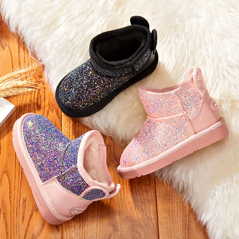 TX15 Luxury Children Winter Snow Boots Sequins Lovely Rabbit ears Girls Slip-on Warm Plush Outdoor Chunky Ankle Bota Infantil
TX15 Luxury Children Winter Snow Boots Sequins Lovely Rabbit ears Girls Slip-on Warm Plush Outdoor Chunky Ankle Bota Infantil