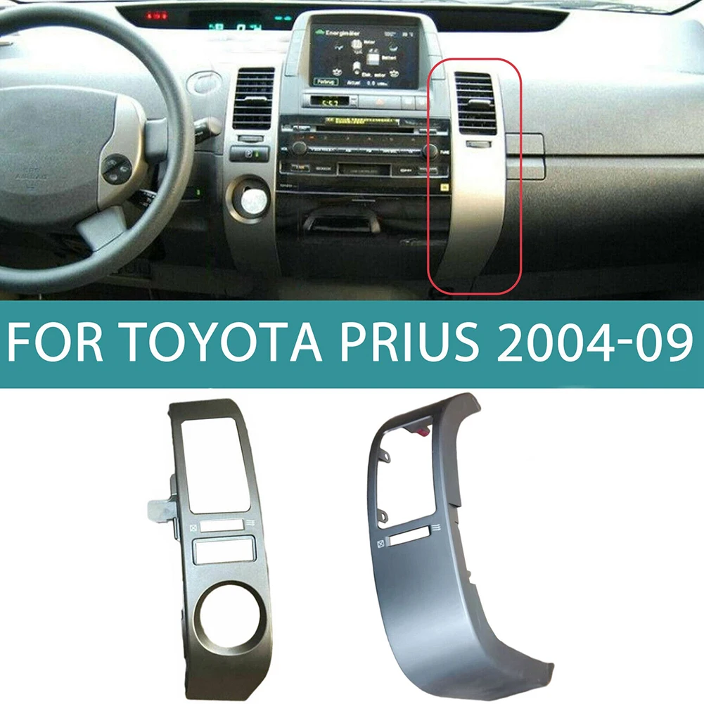2pcs A/C Dash Air Vent Trim Right Center Inner A/C Dash Air Vent Trim Replace For Toyota Prius 2004 -2009 Plastic Silver Numb1+3
2pcs A/C Dash Air Vent Trim Right Center Inner A/C Dash Air Vent Trim Replace For Toyota Prius 2004 -2009 Plastic Silver Numb1+3