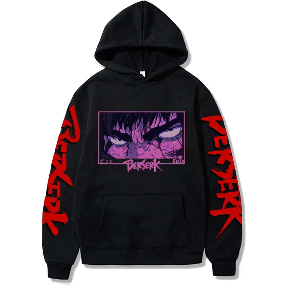 Anime Berserk Hoodies Harajuku Guts Eyes Manga Sweatshirt Anime Overside Pullover Fashion Streetwear Men's Clothing
Anime Berserk Hoodies Harajuku Guts Eyes Manga Sweatshirt Anime Overside Pullover Fashion Streetwear Men's Clothing