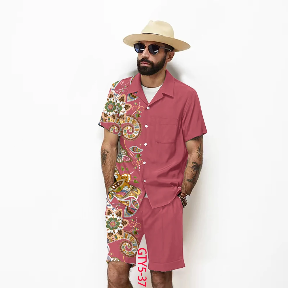 Mens Sports Suit 3D HD Digital Printed Hawaii Style Men's Short-sleeved Shirt Cozy Polyester Tops Stylish Shorts Casual T-shirts
Mens Sports Suit 3D HD Digital Printed Hawaii Style Men's Short-sleeved Shirt Cozy Polyester Tops Stylish Shorts Casual T-shirts