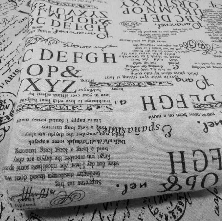 New Spaper Printed Cotton Linen Fabric For Quilting,Sewing,Sofa,Curtain,Bag,Cushion,Furniture Cover Material 100x150cm
New Spaper Printed Cotton Linen Fabric For Quilting,Sewing,Sofa,Curtain,Bag,Cushion,Furniture Cover Material 100x150cm