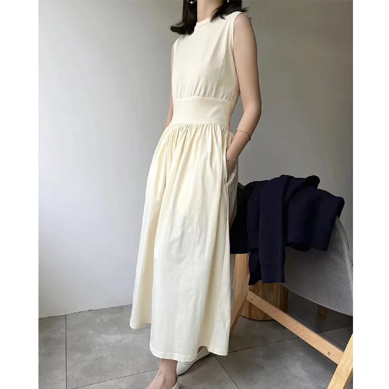 SuperAen Весна 2023 Новое повседневное Хлопковое платье с высокой талией ТРАПЕЦИЕВИДНОЕ расклешенное платье без рукавов длинное женское платье
SuperAen Весна 2023 Новое повседневное Хлопковое платье с высокой талией ТРАПЕЦИЕВИДНОЕ расклешенное платье без рукавов длинное женское платье