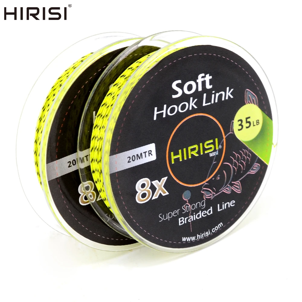 2pcs Carp Fishing Line 8 strand Braided Hook Link 20m Three Size Coarse Carp Fishing Tackle
2pcs Carp Fishing Line 8 strand Braided Hook Link 20m Three Size Coarse Carp Fishing Tackle