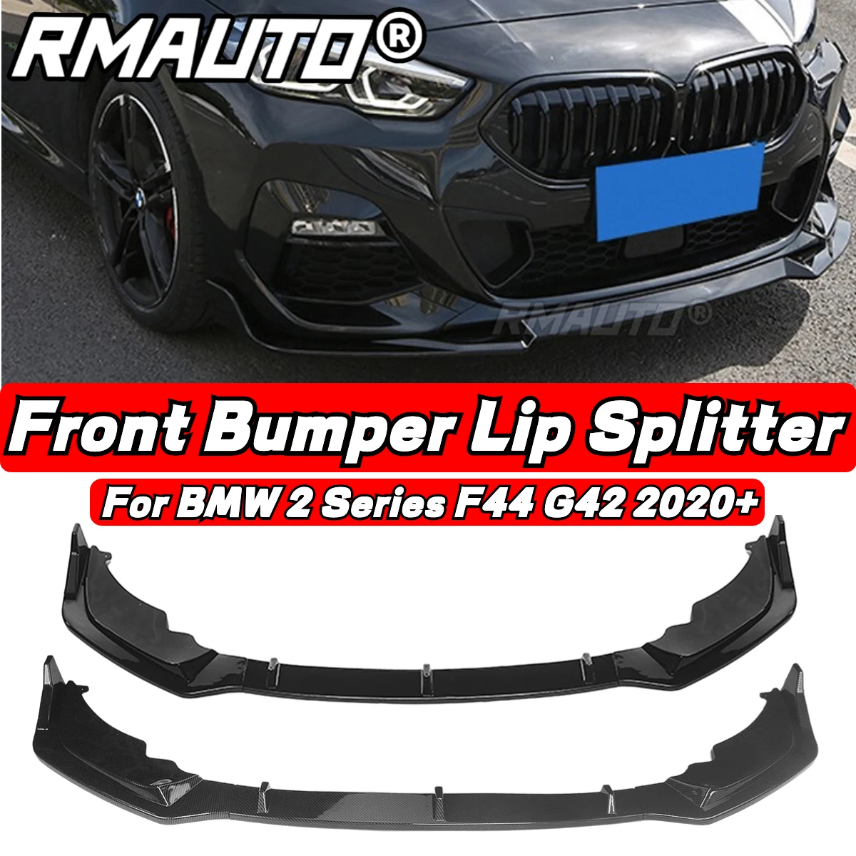F44 G42 Lip Carbon Fiber Car Front Bumper Spoiler Lip Diffuser Splitter Body Kit For BMW 2 Series F44 2020+ Car Accessories
F44 G42 Lip Carbon Fiber Car Front Bumper Spoiler Lip Diffuser Splitter Body Kit For BMW 2 Series F44 2020+ Car Accessories