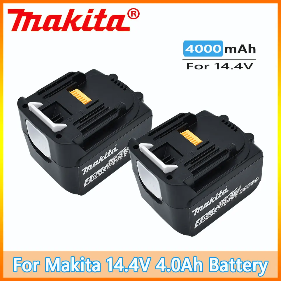 14.4V 4.0Ah Makita BL1460 Li-ion Battery for Makita 194558-0 BL1430 BL1440 BL1450 BL1415 194066-1 194065-3 Cordless Power Tools
14.4V 4.0Ah Makita BL1460 Li-ion Battery for Makita 194558-0 BL1430 BL1440 BL1450 BL1415 194066-1 194065-3 Cordless Power Tools