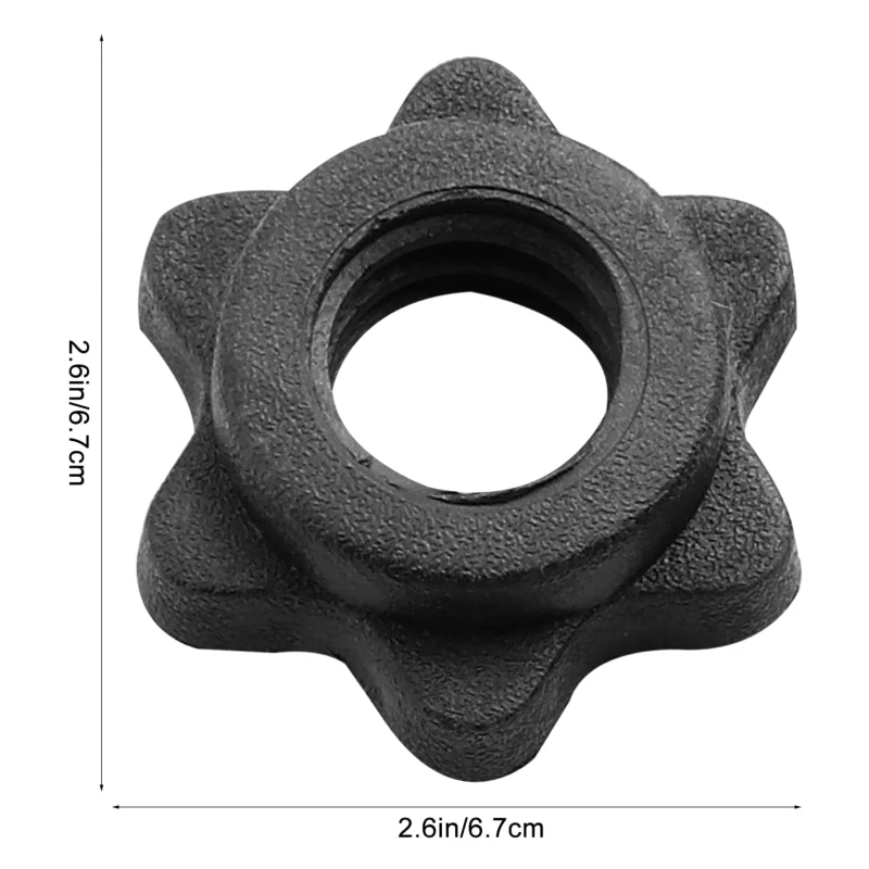 4Pcs Anti-slip Weight Lifting Fixed Dumbbell Dumbbell Nut Hexagon Nut Barbell Bar Collar Screw Barbell Spinlock Collars
4Pcs Anti-slip Weight Lifting Fixed Dumbbell Dumbbell Nut Hexagon Nut Barbell Bar Collar Screw Barbell Spinlock Collars
