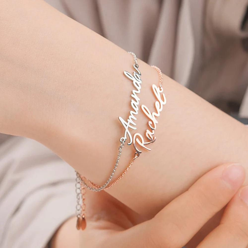 Custom Name Bracelet for Women Stainless Steel Letter Customized Charm Bracelets Personalized Jewelry Birthday Gift
Custom Name Bracelet for Women Stainless Steel Letter Customized Charm Bracelets Personalized Jewelry Birthday Gift