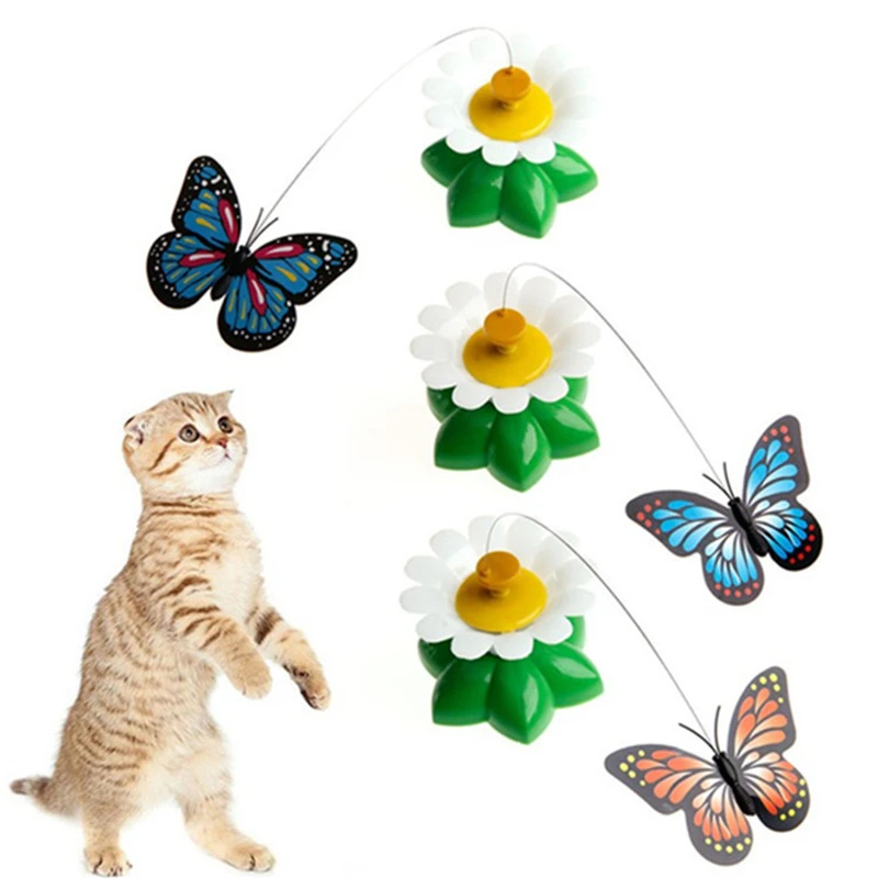1PCS Automatic Electric Rotating Cat Toy Colorful Butterfly Bird Cat Stick Toy Funny Pet Dog Kitten Interactive Training Toys
1PCS Automatic Electric Rotating Cat Toy Colorful Butterfly Bird Cat Stick Toy Funny Pet Dog Kitten Interactive Training Toys
