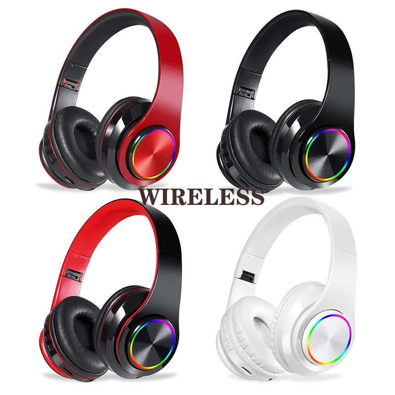 Wireless Bluetooth Headsets Gamer Headphones Surround Stereo Earphone USB with MicroPhone Colourful Light PC Laptop Headset
Wireless Bluetooth Headsets Gamer Headphones Surround Stereo Earphone USB with MicroPhone Colourful Light PC Laptop Headset