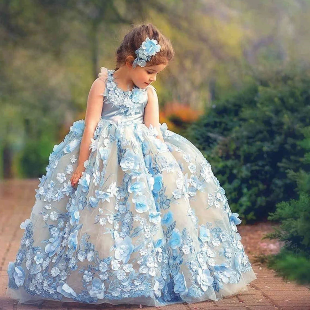 2022 Ball Gown Princess Flower Girl Dresses For Wedding 3D Floral Appliqued Toddler Pageant Gowns Floor Length Plffy Tulle
2022 Ball Gown Princess Flower Girl Dresses For Wedding 3D Floral Appliqued Toddler Pageant Gowns Floor Length Plffy Tulle