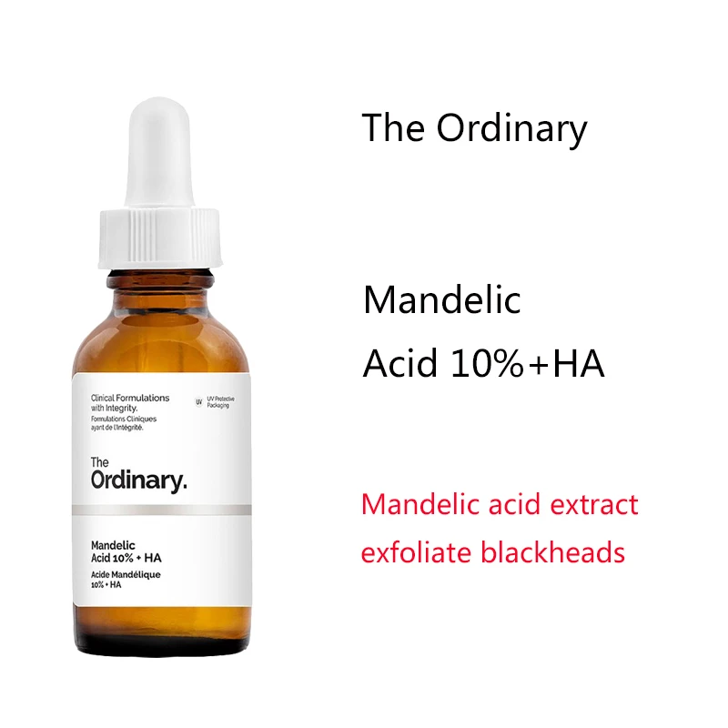 Ordinary Mandelic Acid 10% + HA 30ml Exfoliating Serum with AHA and Hyaluronic Acid Shrink Unclogging Pores Improve Skin
Ordinary Mandelic Acid 10% + HA 30ml Exfoliating Serum with AHA and Hyaluronic Acid Shrink Unclogging Pores Improve Skin