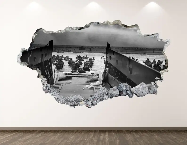 Soldiers Wall Decal - Old War 3D Smashed Wall Art Sticker Kids Decor Vinyl Home Poster Custom Gift KD49
Soldiers Wall Decal - Old War 3D Smashed Wall Art Sticker Kids Decor Vinyl Home Poster Custom Gift KD49