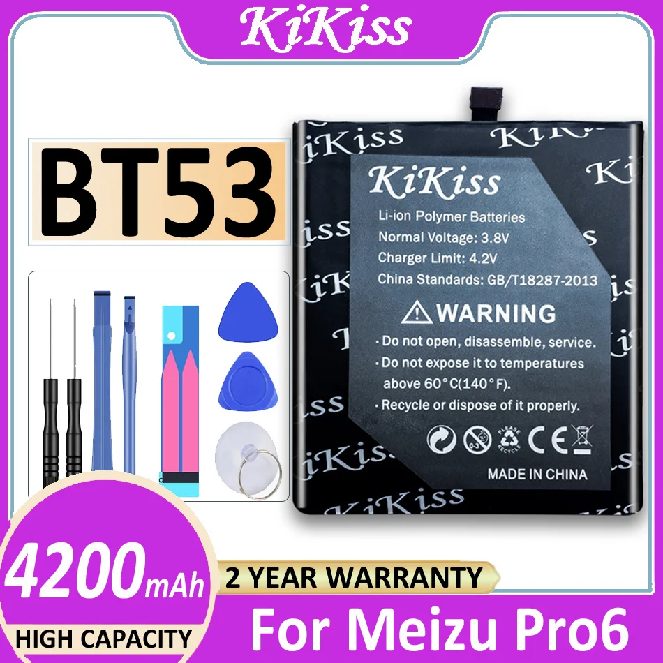 Аккумулятор BT53 4200 мАч для Meizu PRO 6 PRO6 M570Q M570H M570C аккумулятор + Бесплатные инструменты
Аккумулятор BT53 4200 мАч для Meizu PRO 6 PRO6 M570Q M570H M570C аккумулятор + Бесплатные инструменты