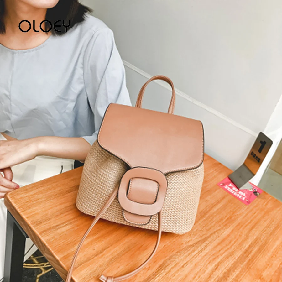 Fashion Straw Woven Backpack for Women Rattan School Bags Travel Rucksack Female Schoolbag Summer Lady Girls Mochila Bagpack Sac
Fashion Straw Woven Backpack for Women Rattan School Bags Travel Rucksack Female Schoolbag Summer Lady Girls Mochila Bagpack Sac
