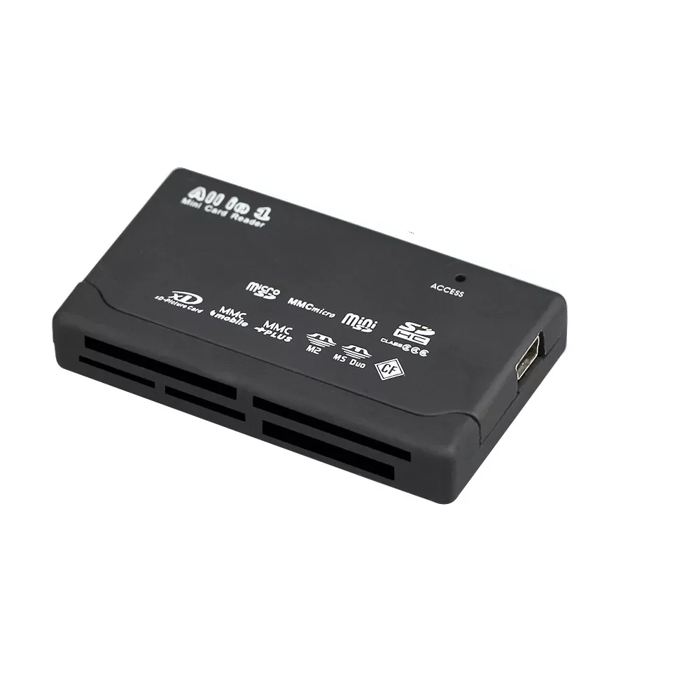 All In One Card Reader USB 2.0 SD Card Reader Adapter Support TF CF SD Mini SD SDHC MMC MS XD
All In One Card Reader USB 2.0 SD Card Reader Adapter Support TF CF SD Mini SD SDHC MMC MS XD
