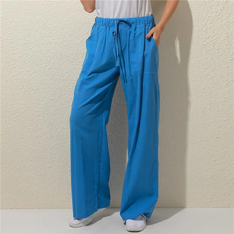 Women Trousers Loose Straight All-Match Office Lady Pants 2023 Casual Simple Solid Color Comfortable Breathable Trouser
Women Trousers Loose Straight All-Match Office Lady Pants 2023 Casual Simple Solid Color Comfortable Breathable Trouser