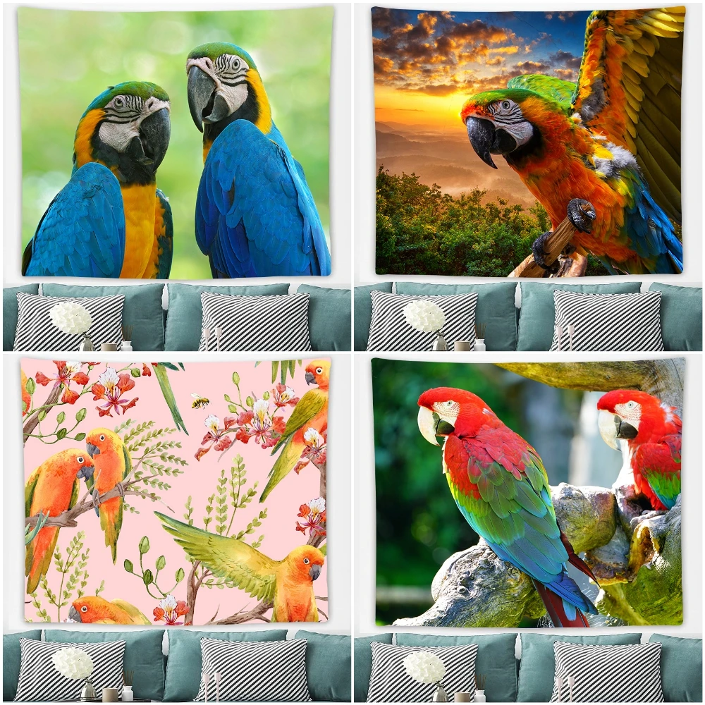 Parrot Tapestry Home Decorative Hanging Ornaments Tapestry Wall Hanging 3D Printing Wall Art Polyester Fabric Landscape Tapestry
Parrot Tapestry Home Decorative Hanging Ornaments Tapestry Wall Hanging 3D Printing Wall Art Polyester Fabric Landscape Tapestry